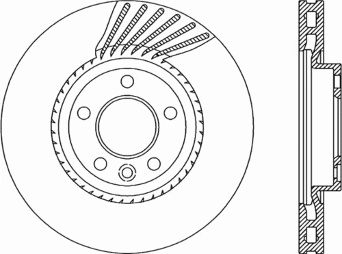 BDA2061.20 OPEN PARTS Тормозной диск (фото 2)