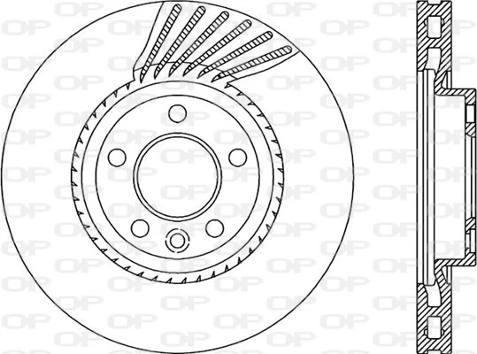 BDA2061.20 OPEN PARTS Тормозной диск (фото 3)