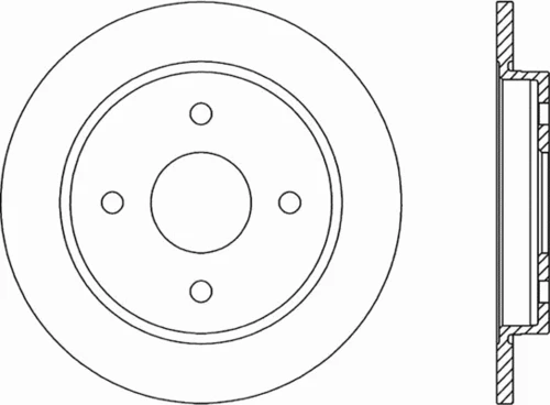 BDR1165.10 OPEN PARTS Тормозной диск (фото 2)