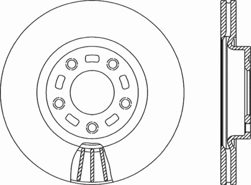 BDA2156.20 OPEN PARTS Тормозной диск (фото 2)