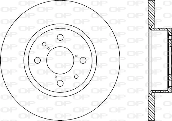 BDA1148.10 OPEN PARTS Тормозной диск (фото 3)