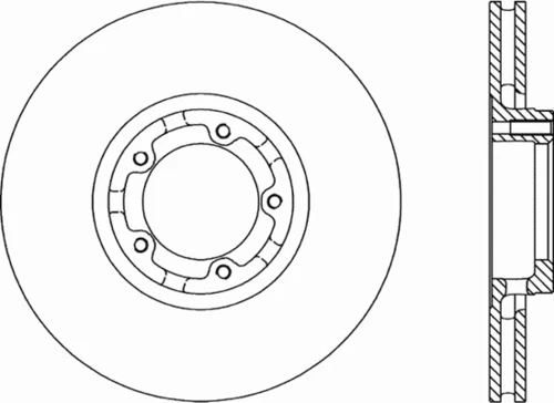 BDA1183.20 OPEN PARTS Тормозной диск (фото 2)