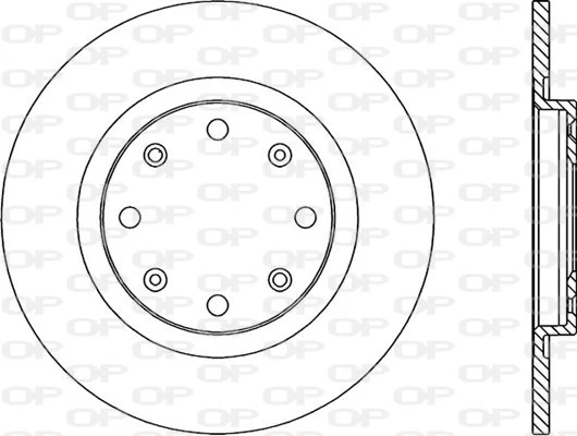 BDA1426.10 OPEN PARTS Тормозной диск (фото 3)