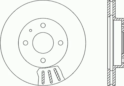 BDR1014.20 OPEN PARTS Тормозной диск (фото 2)