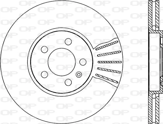 BDA1667.20 OPEN PARTS Тормозной диск (фото 3)