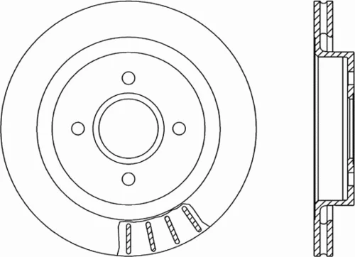 BDR1178.20 OPEN PARTS Тормозной диск (фото 2)