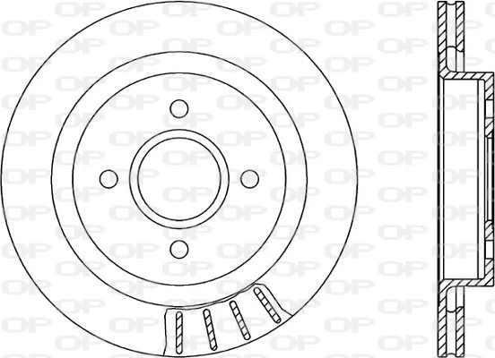 BDR1178.20 OPEN PARTS Тормозной диск (фото 3)