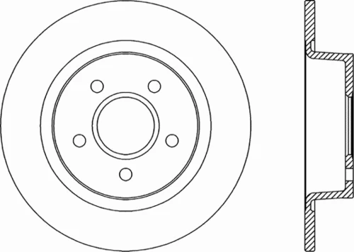 BDA2170.10 OPEN PARTS Тормозной диск (фото 2)