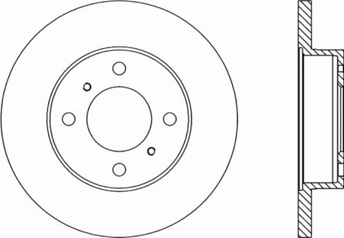 BDR1349.10 OPEN PARTS Тормозной диск (фото 2)