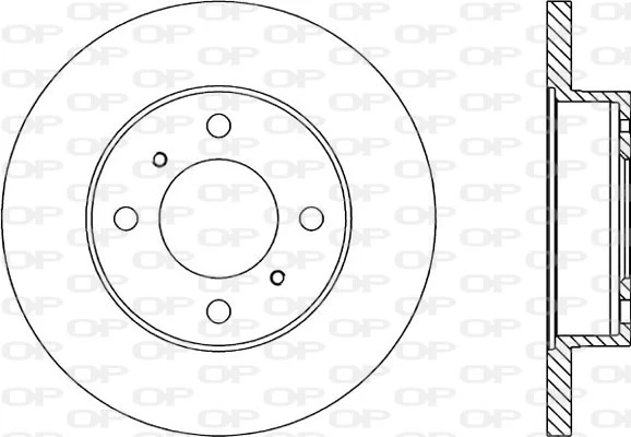 BDR1349.10 OPEN PARTS Тормозной диск (фото 3)