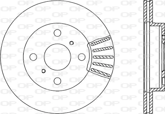 BDA1841.20 OPEN PARTS Тормозной диск (фото 3)