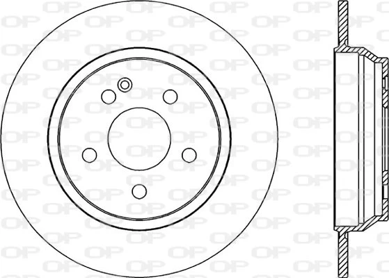 BDA2040.10 OPEN PARTS Тормозной диск (фото 3)