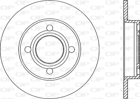 BDR1022.10 OPEN PARTS Тормозной диск (фото 3)