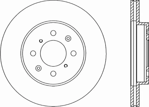 BDA1215.20 OPEN PARTS Тормозной диск (фото 2)