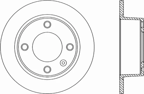 BDA1113.10 OPEN PARTS Тормозной диск (фото 2)