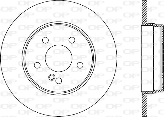 BDR1861.10 OPEN PARTS Тормозной диск (фото 3)