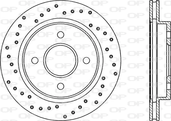 BDRS1185.25 OPEN PARTS Тормозной диск (фото 3)