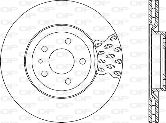 BDR1663.20 OPEN PARTS Тормозной диск (фото 3)