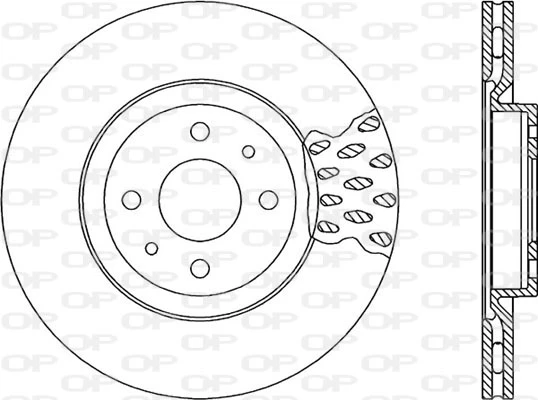 BDR1231.20 OPEN PARTS Тормозной диск (фото 3)