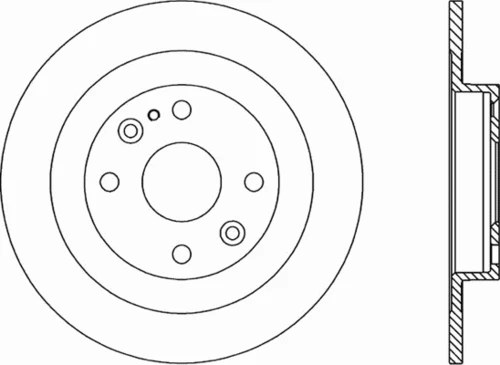 BDR1281.10 OPEN PARTS Тормозной диск (фото 2)