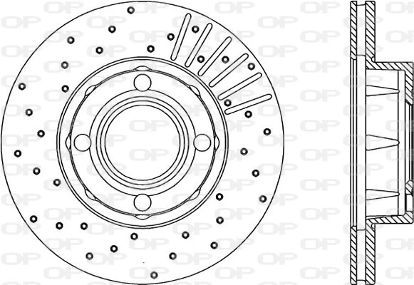 BDRS1032.25 OPEN PARTS Тормозной диск (фото 3)