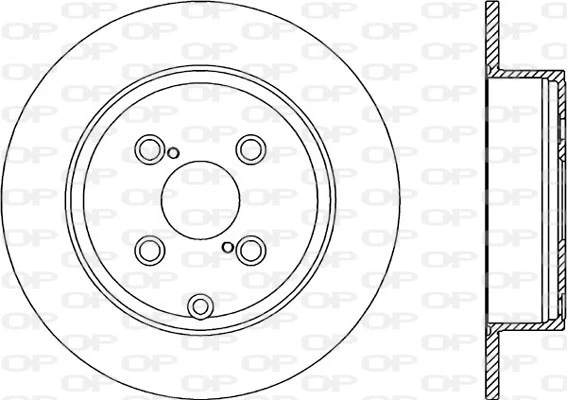 BDA2260.10 OPEN PARTS Тормозной диск (фото 3)