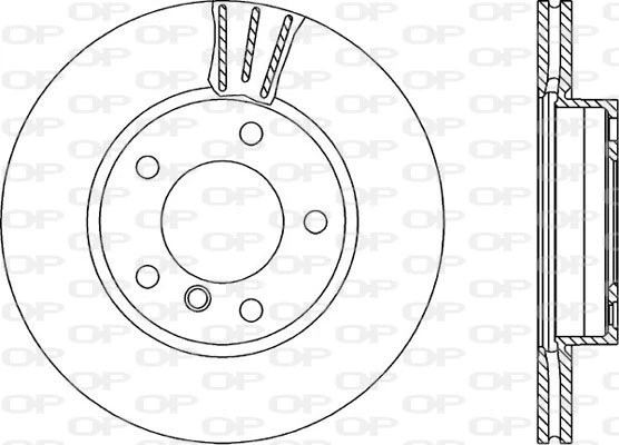 BDR1093.20 OPEN PARTS Тормозной диск (фото 3)