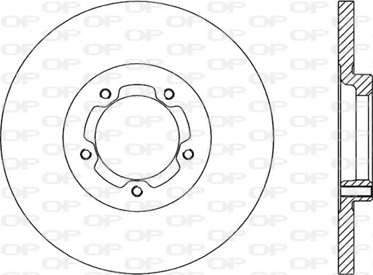 BDA1166.10 OPEN PARTS Тормозной диск (фото 3)