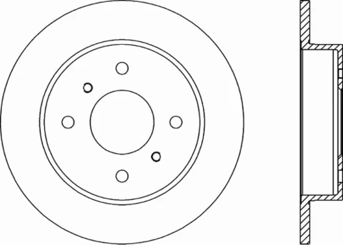 BDA1391.10 OPEN PARTS Тормозной диск (фото 2)