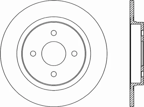 BDA2346.10 OPEN PARTS Тормозной диск (фото 2)