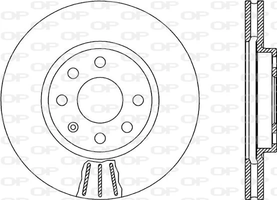 BDA1880.20 OPEN PARTS Тормозной диск (фото 3)