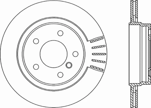 BDR1758.20 OPEN PARTS Тормозной диск (фото 2)