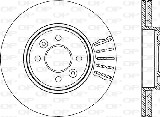 BDA1815.20 OPEN PARTS Тормозной диск (фото 3)