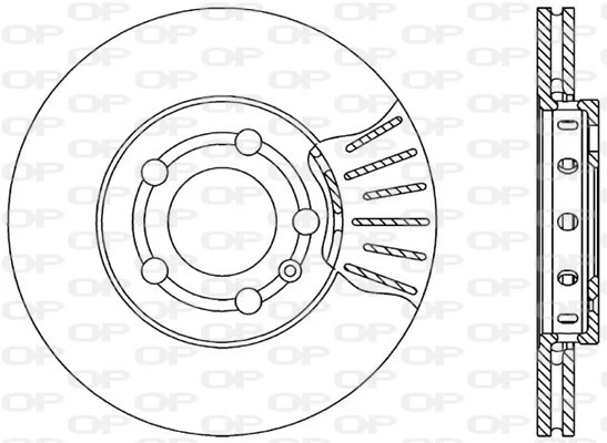 BDR1730.20 OPEN PARTS Тормозной диск (фото 3)