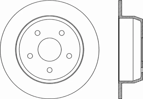BDR1862.10 OPEN PARTS Тормозной диск (фото 2)