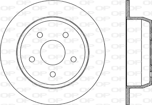 BDR1862.10 OPEN PARTS Тормозной диск (фото 3)