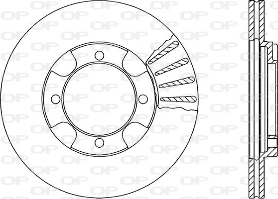 BDR1346.20 OPEN PARTS Тормозной диск (фото 3)