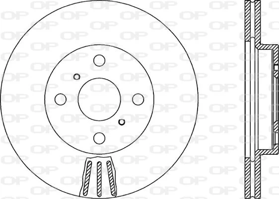 BDA1877.20 OPEN PARTS Тормозной диск (фото 3)