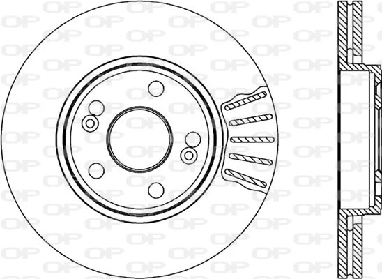 BDR1816.20 OPEN PARTS Тормозной диск (фото 3)