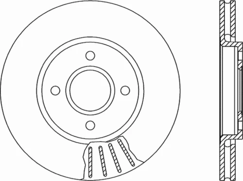 BDR1177.20 OPEN PARTS Тормозной диск (фото 2)