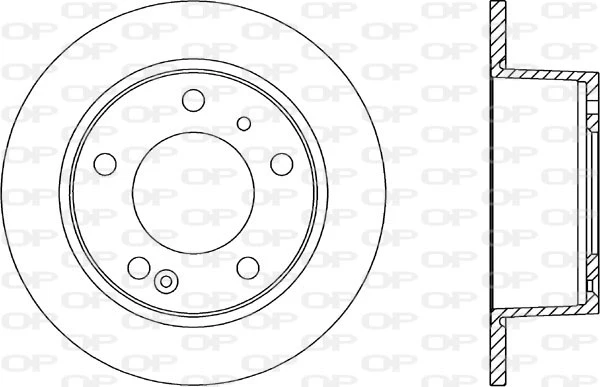 BDR1110.10 OPEN PARTS Тормозной диск (фото 3)