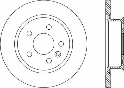 BDR1590.10 OPEN PARTS Тормозной диск (фото 2)