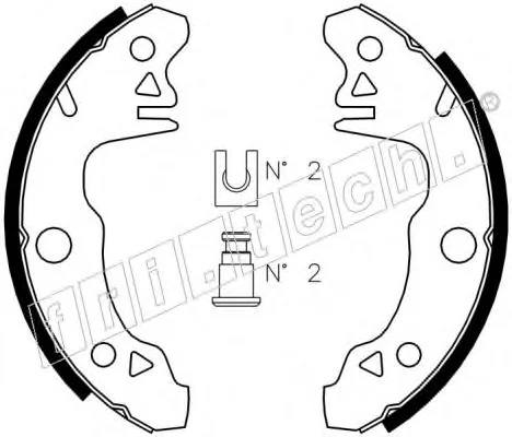 1088.202 FRI.TECH. Тормозные колодки (фото 1)