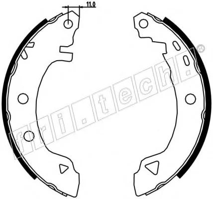 17150 FRI.TECH. Тормозные колодки (фото 1)