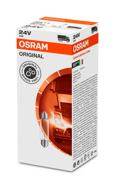 6424 OSRAM Лампа накаливания, фонарь освещения номерного знака (фото 4)