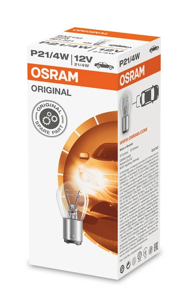 7225 OSRAM Лампа накаливания, фонарь сигнала тормоза/задний габаритный (фото 5)