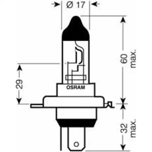 64196TSP-HCB OSRAM Лампа накаливания, фара дальнего света (фото 5)