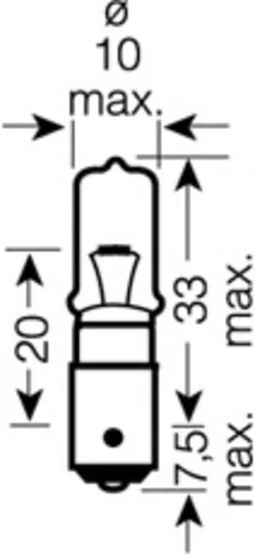 64136 OSRAM Лампа накаливания, фонарь указателя поворота (фото 3)