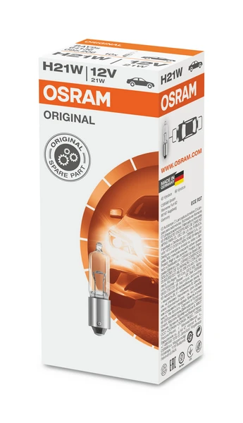 64136 OSRAM Лампа накаливания, фонарь указателя поворота (фото 5)