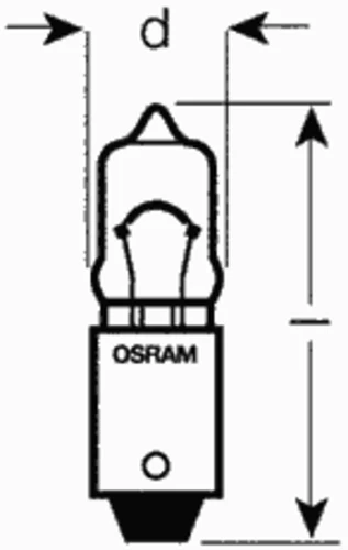 64113 OSRAM Лампа накаливания, oсвещение салона (фото 3)